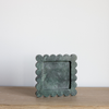 Green Marble Scalloped Tray