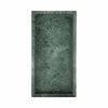 Green 12x6 in. Marble Rectangular Modern Candle Tray