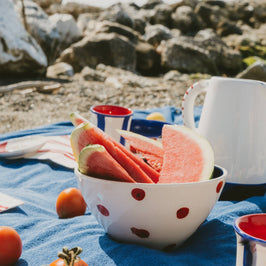 Ceramic Salad Bowl - Lifestyle display