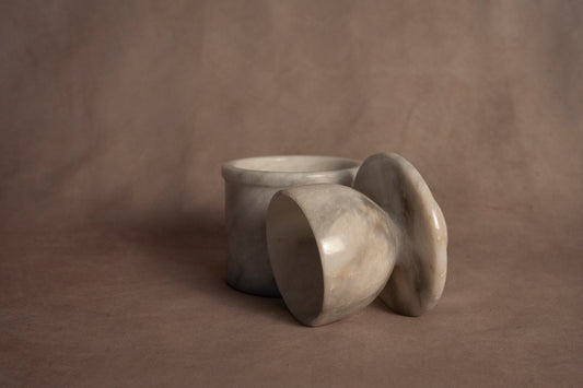 Butter Keeper - Sunny Gray- Marble