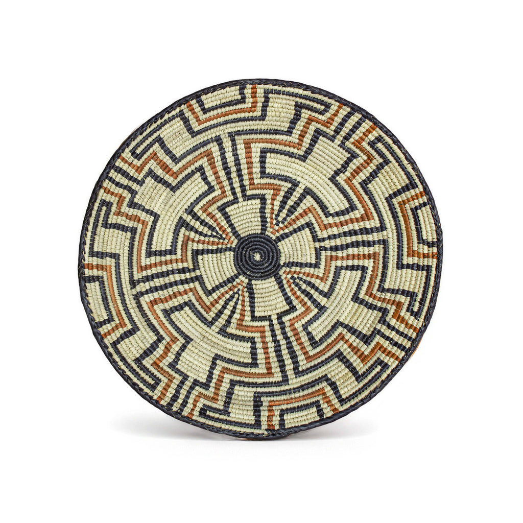 Handwoven Arrow Point Bowl Basket