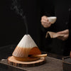 Mount Fuji Ceramic Incense Fireplace