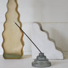 Glass Meso Incense Holder - Gray