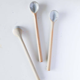 Ceramic Long and Short Spoons