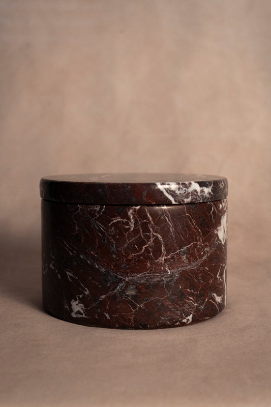 Candy Jar Red Zebra - Marble