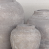 Hugo Grey Wash Round Vase Small
