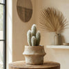 Ceramic Planter Pot, Textured with Drainage - Solene