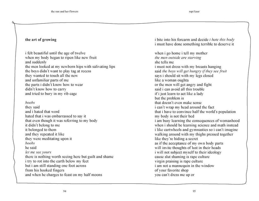 Sun and Her Flowers by Rupi  Kaur