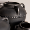 Dumont Grey Glazed Vase With Handles Small