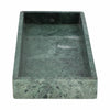 Green 12x6 in. Marble Rectangular Modern Candle Tray