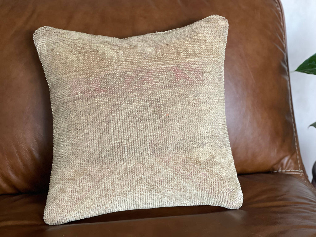 Pastel Vintage Persian Rug Pillow | Asli 16’
