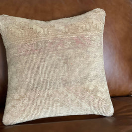 Pastel Vintage Persian Rug Pillow - Asli