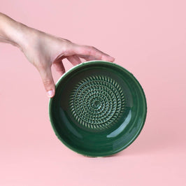 Ceramic Grater Bowl - Jade