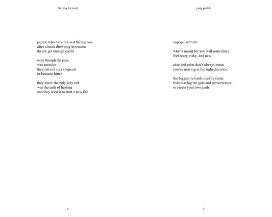 Way Forward by yung  pueblo