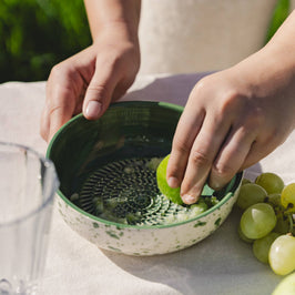 Ceramic Grater Bowl - Jade