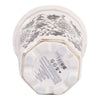 Jasmine Brown and White Ceramic Scented Candle