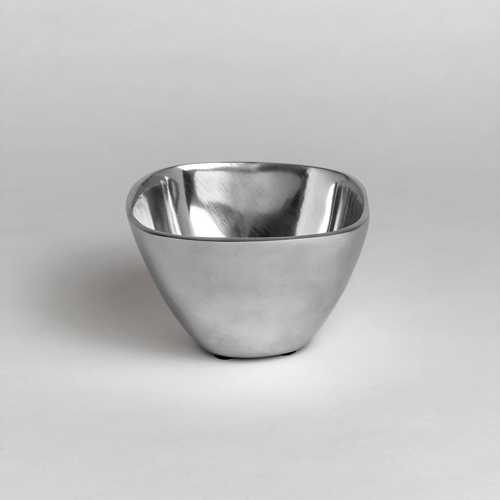 5" Square Aluminum Bowl