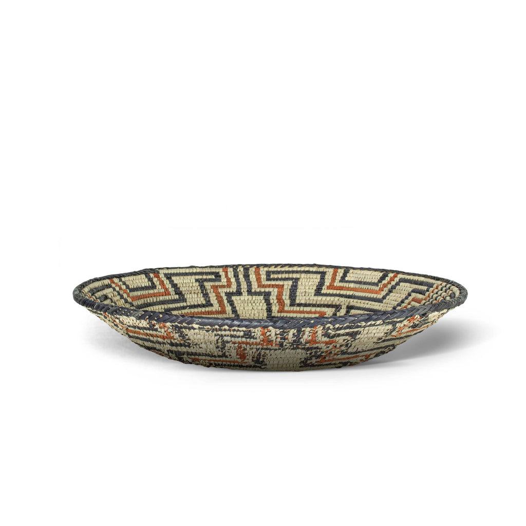 Handwoven Arrow Point Bowl Basket