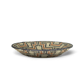 Handwoven Arrow Point Bowl Basket
