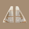 Green Polished Onyx Bookends
