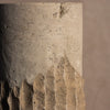 Raw Edge Vase Round - Travertine