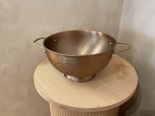 Copper Colander 11"