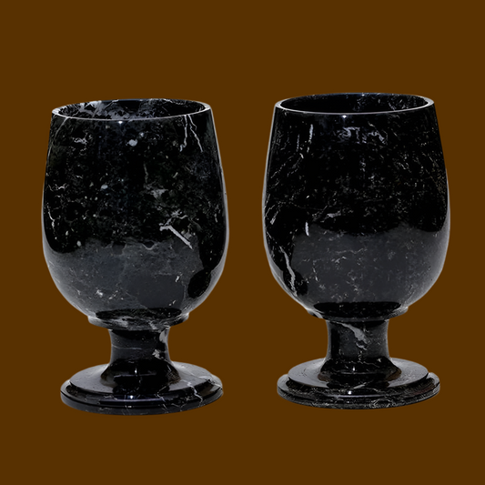 Marble Wine Glass