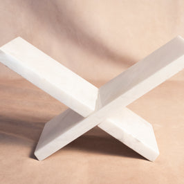 Bespoke Coffee Table Bookstand -  Ziarat White