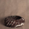 Swirl Red Zebra Bowl- Marble