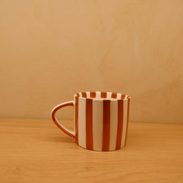 Striped Cafe Set (cup & saucer)