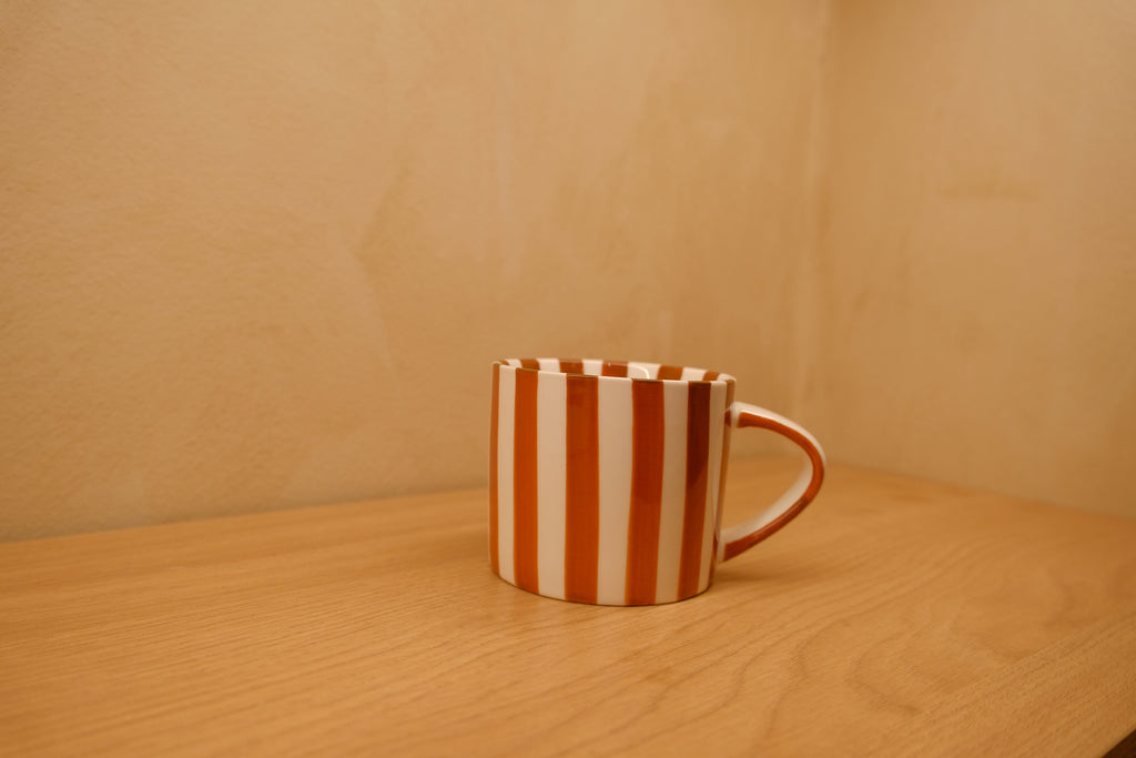 Striped Cafe Set (cup & saucer)