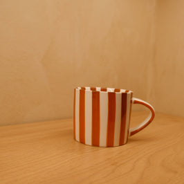 Striped Cafe Set (cup & saucer)