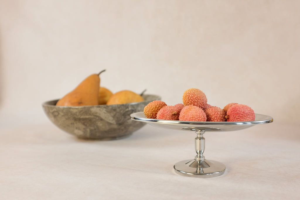 Ornate Dessert Petite Platter - Vintage Inspired Flute