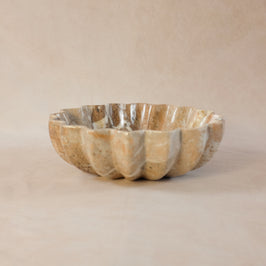 Signature Fluted Bowl - Marina Pink