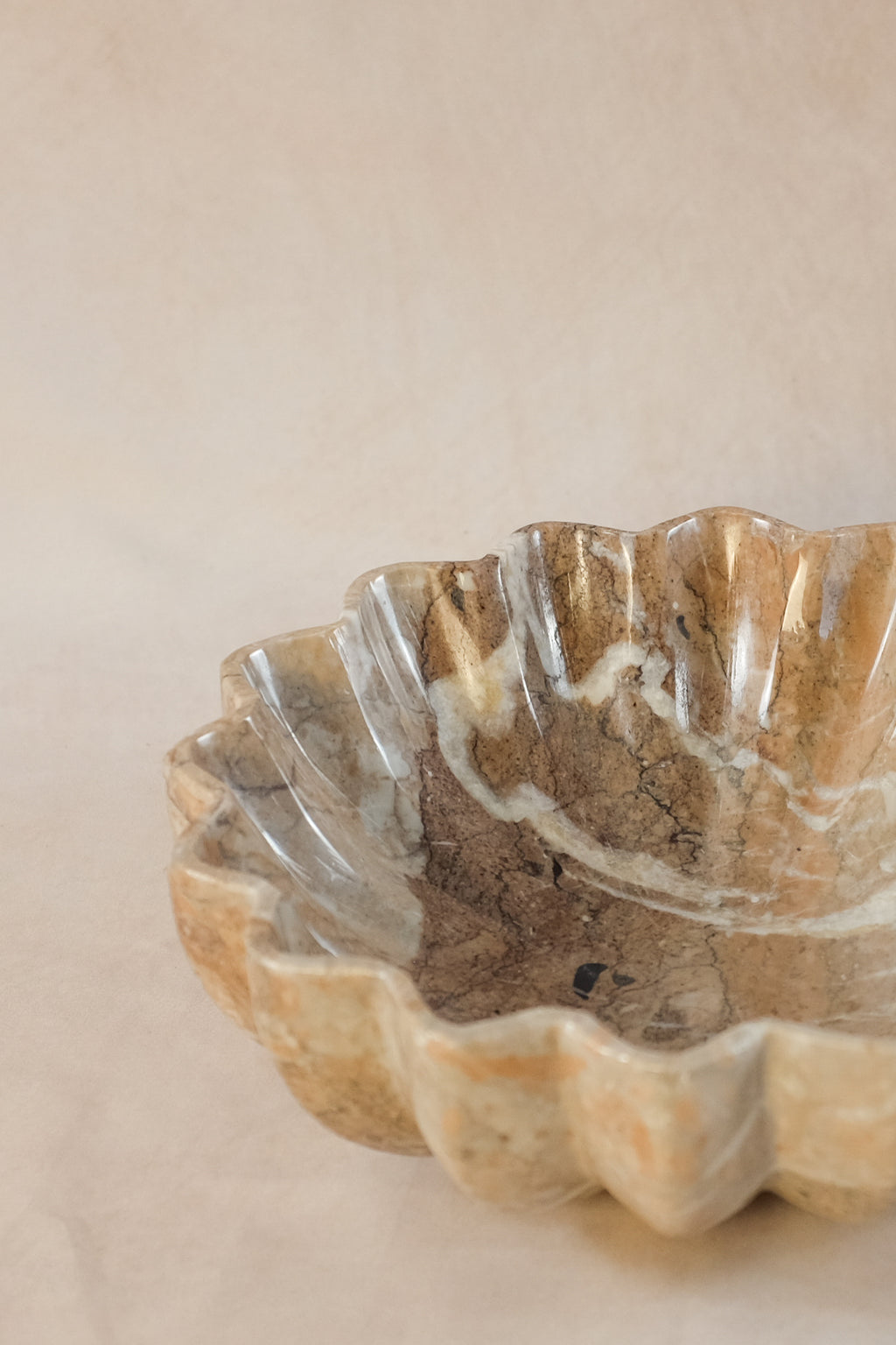 Signature Fluted Bowl - Marina Pink