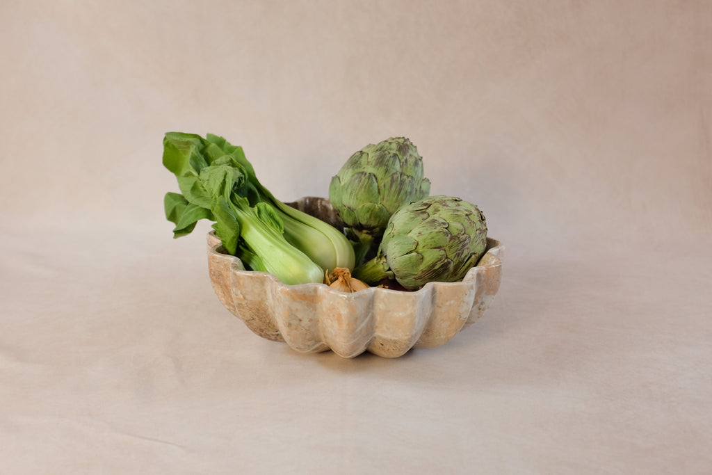 Signature Fluted Bowl - Marina Pink