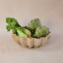 Signature Fluted Bowl - Marina Pink