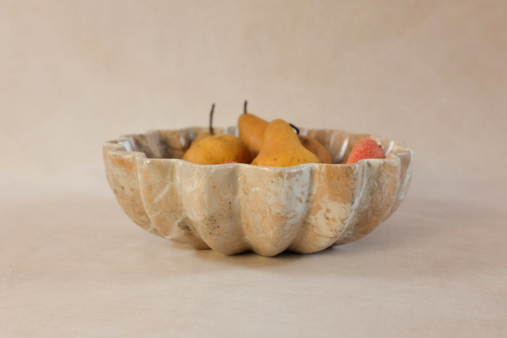 Signature Fluted Bowl - Marina Pink