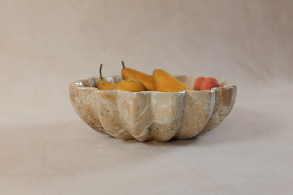 Signature Fluted Bowl - Marina Pink