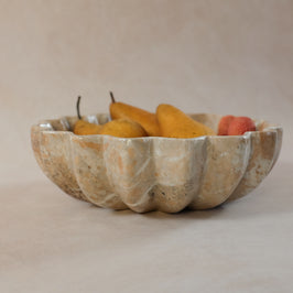Signature Fluted Bowl - Marina Pink