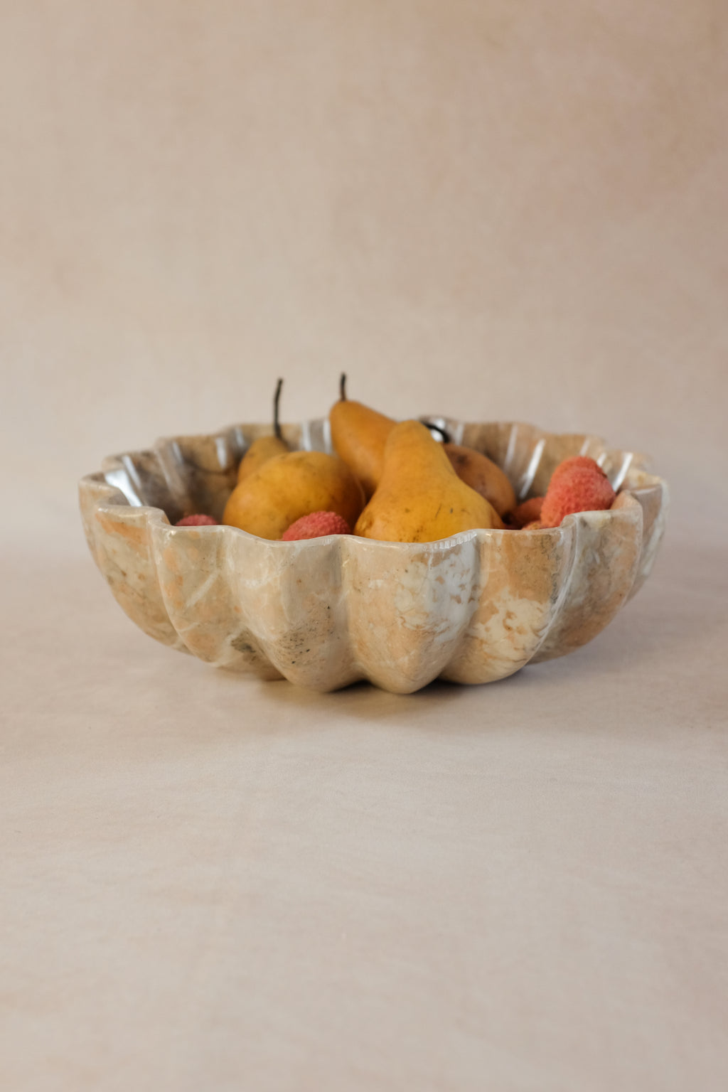 Signature Fluted Bowl - Marina Pink