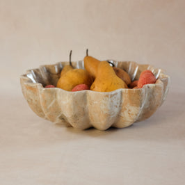 Signature Fluted Bowl - Marina Pink