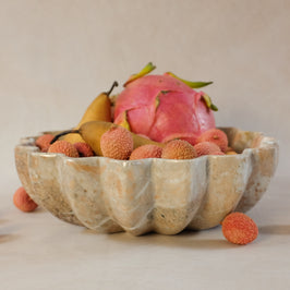 Signature Fluted Bowl - Marina Pink