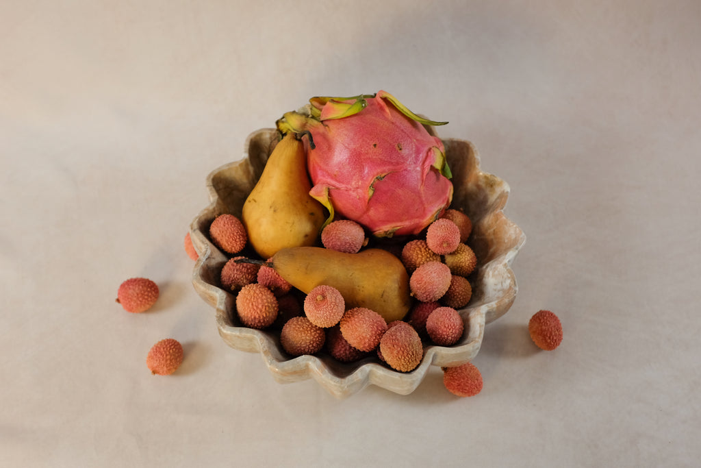 Signature Fluted Bowl - Marina Pink