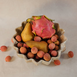 Signature Fluted Bowl - Marina Pink