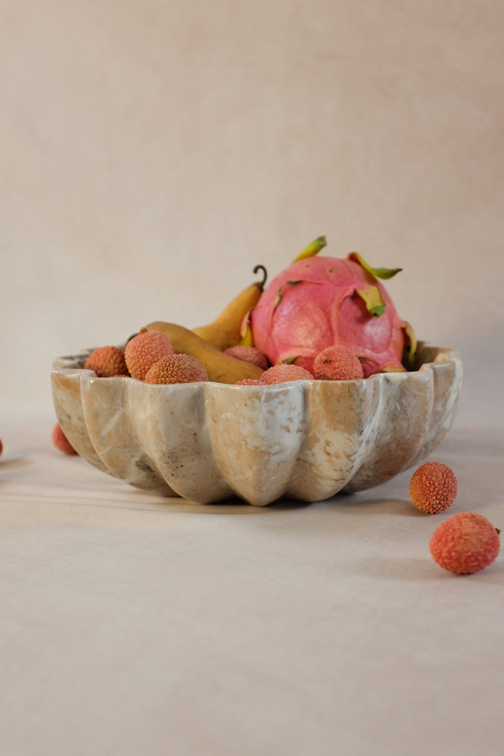 Signature Fluted Bowl - Marina Pink