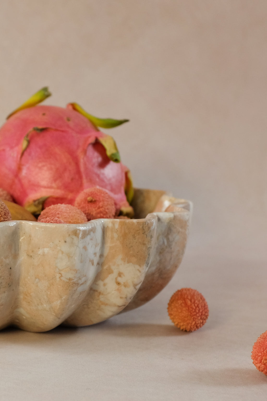 Signature Fluted Bowl - Marina Pink