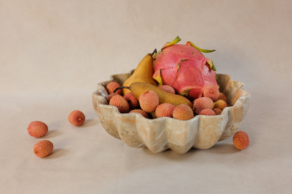 Signature Fluted Bowl - Marina Pink