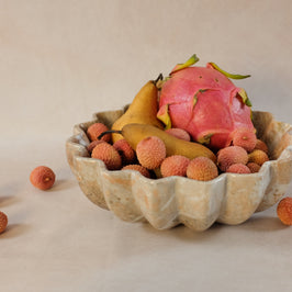 Signature Fluted Bowl - Marina Pink