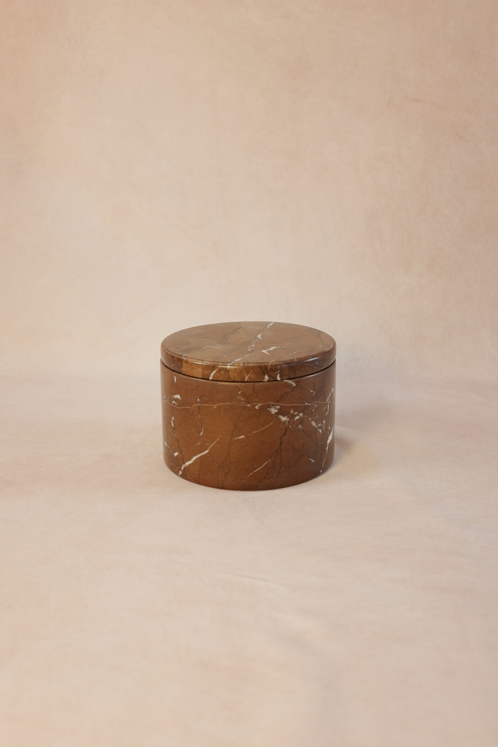 Round Keepsake - Chocolate Marble - Marble Box